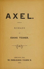 Cover of: Axel: Svea ; och, Nattvardsbarnen