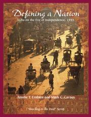 Cover of: Defining a nation: India on the eve of independence, 1791 [i.e. 1945]