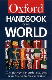 Cover of: Handbook of the world