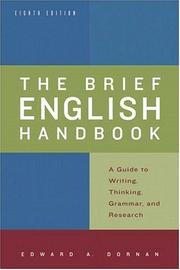 Cover of: Brief English Handbook, The (8th Edition)