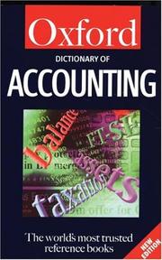 Oxford dictionary of accounting