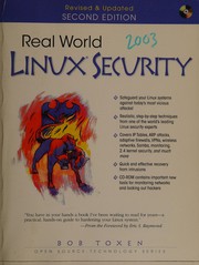 Cover of: Real world Linux security: intrusion protection, detection, and recovery