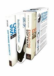 Cover of: Software Security Library Boxed Set, First Edition