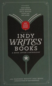 Cover of: Indy writes books: a book lover's anthology