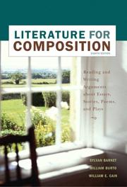 Literature for composition by Sylvan Barnet, William Burto, William E. Cain, William E. Burto