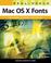 Cover of: Real World Mac OS X Fonts (Real World)