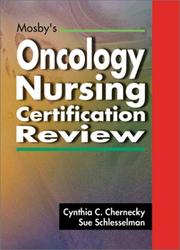 Cover of: Mosby's Oncology Nursing Certification Review