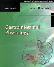 Cover of: Gastrointestinal Physiology by Leonard R. Johnson, Thomas A. Gerwin