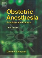 Cover of: Obstetric Anesthesia: Principles and Practice
