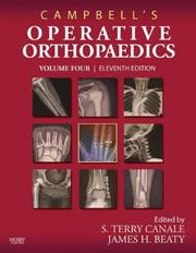 Cover of: Campbell's Operative Orthopaedics by S. Terry Canale, James H. Beaty