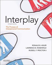 Cover of: Adler : Interplay: The Process of Interpersonal Communication