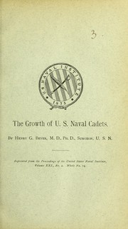 Cover of: The growth of U.S. naval cadets