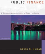 Public Finance by David N. Hyman