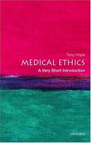 Medical ethics : a very short introduction