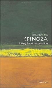 Cover of: Spinoza by Roger Scruton