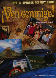 Cover of: Ven Conmigo!: Native Speaker Activity Book Holt Spanish Level I