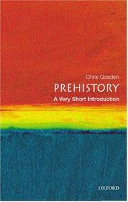 Cover of: Prehistory: a very short introduction
