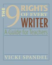 Cover of: The 9 Rights of Every Writer: A Guide for Teachers