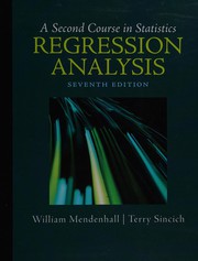 Cover of: A second course in statistics: regression analysis