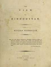 Cover of: The view of Hindoostan. [-The view of India extra Gangem, China, and Japan. -The view of the Malayan Isles, New Holland, and the Spicy Islands. -Outlines of the globe.]