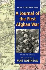 A journal of the First Afghan War