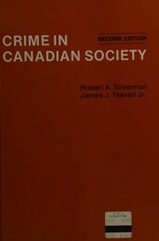 Cover of: Crime in Canadian society