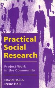 Practical social research : project work in the community