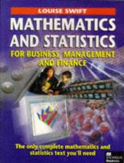 Mathematics and Statistics for Business, Management and Finance by Louise Swift