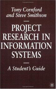 Project research in information systems : a student's guide