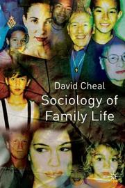 Cover of: Sociology of Family Life