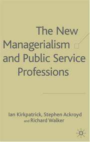 The new managerialism and public service professions : change in health, social services, and housing