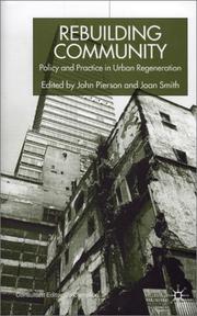 Rebuilding community : policy and practice in urban regeneration