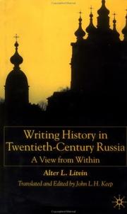 Writing history in twentieth-century Russia : a view from within