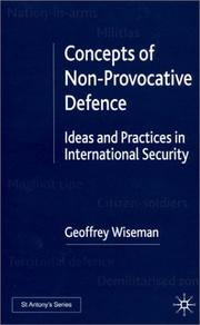 Concepts of non-provocative defence : ideas and practices in international security