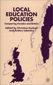 Local education policies : comparing Sweden and Britain