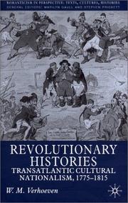 Cover of: Revolutionary Histories | W.M. Verhoeven