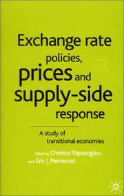 Exchange rate policies, prices and supply-side response : a study of transitional economies