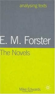 Cover of: E.M. Forster: the novels