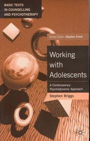 Working with adolescents : a contemporary approach