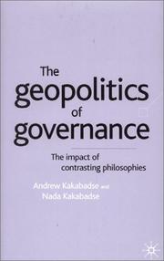 The geopolitics of governance : the impact of contrasting philosophies