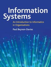 Information systems : an introduction to informatics in organisations