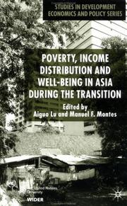 Poverty, income distribution and well-being in Asia during the transition