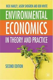 Environmental economics : in theory and practice