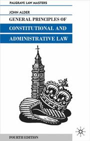 General principles of constitutional and administrative law