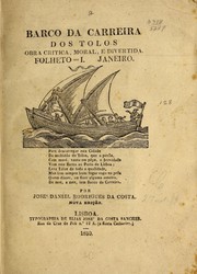 Cover of: Barco da carreira dos tolos