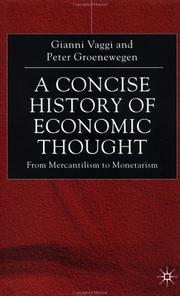 A concise history of economic thought : from mercantilism to monetarism