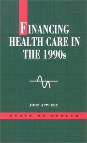 Cover of: Financing health care in the 1990's