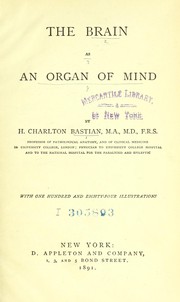 Cover of: The brain as an organ of mind