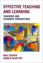 Effective teaching and learning : teachers' and students' perspectives