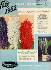 Cover of: Bulbs plants seeds: fall 1952